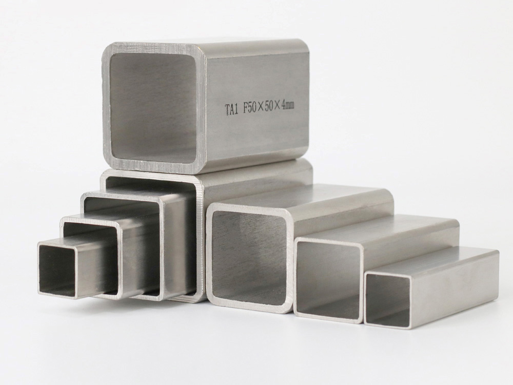 titanium square tube